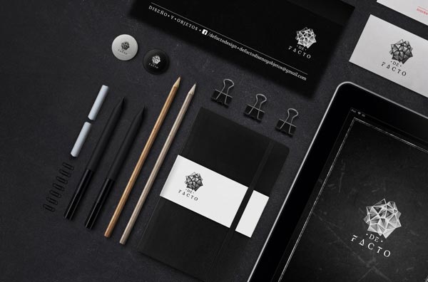 De Facto Visual Identity by Jenn Serna and Daniel Lasso Casas