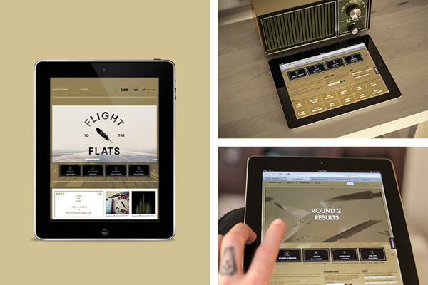 Flight To The Flats - Screen Design by Wedge & Lever