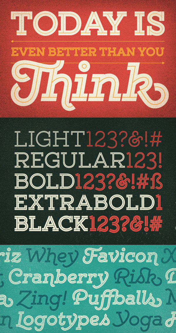 Gist Type Family from Yellow Design Studio