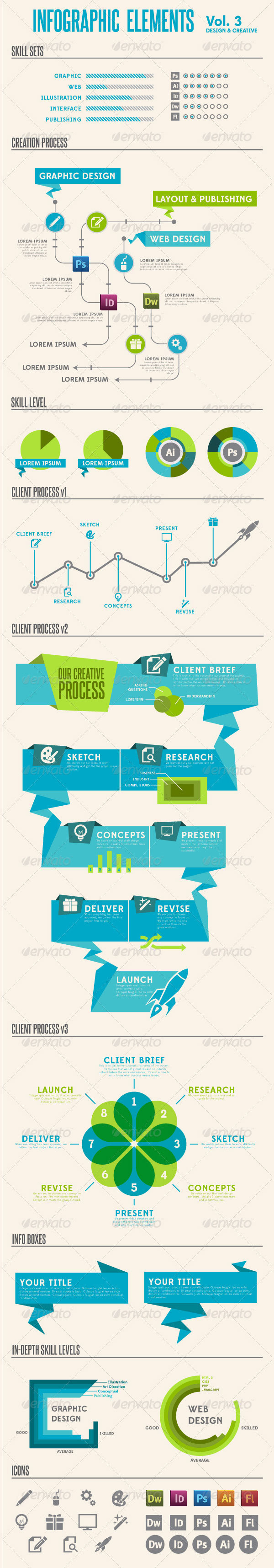Infographic Elements - Vol. 3 by Overflow Design Group