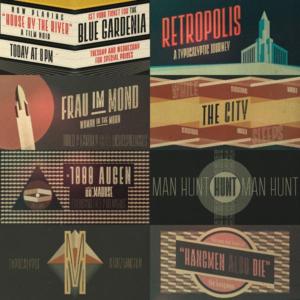 Lichtspiele - Retro Cinema Typefaces from Typocalypse