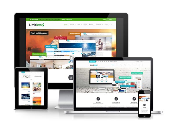 Limitless - Multipurpose Drag and Drop WordPress Theme
