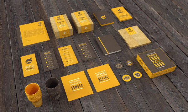 Masala Darbar, Indian Cafe & Restaurant - Brand Identity Design by Jekin Gala