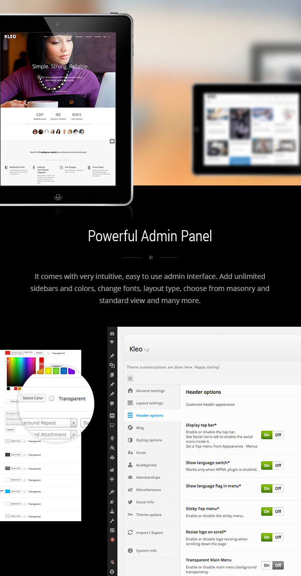 KLEO – Next Level Premium WordPress Theme with Powerful Admin Panel