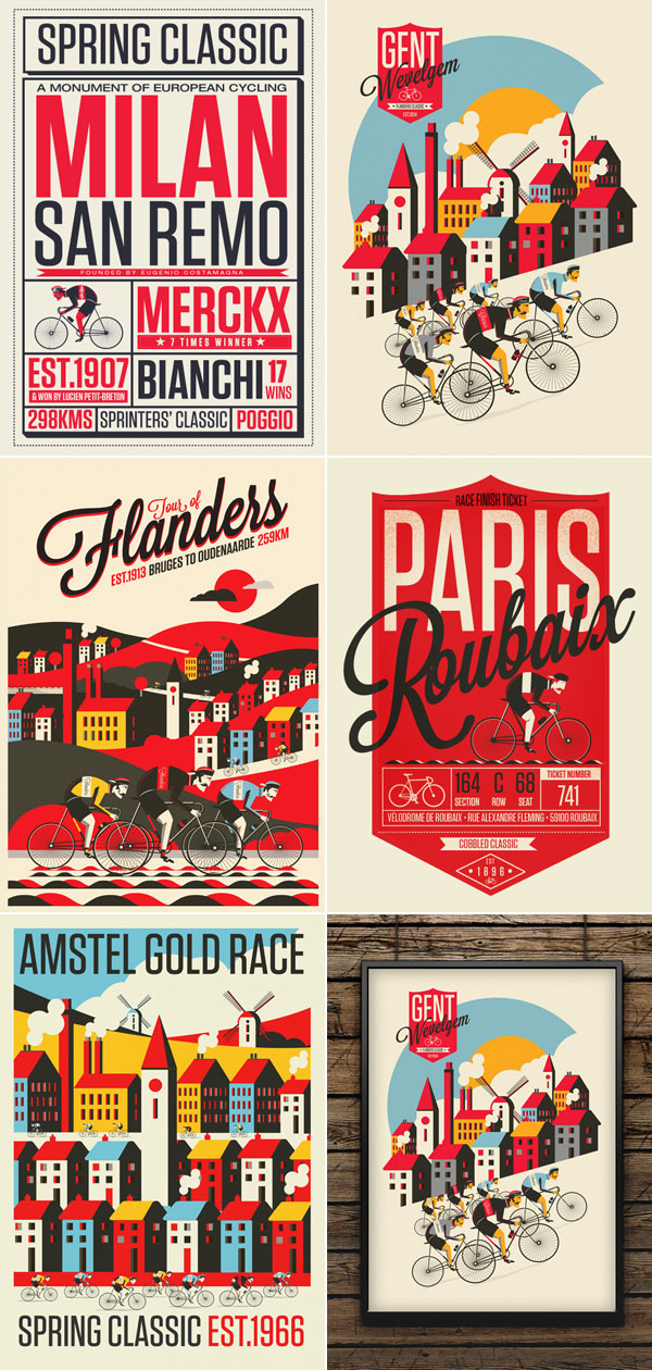 The Spring Classics - Print Series by Neil Stevens