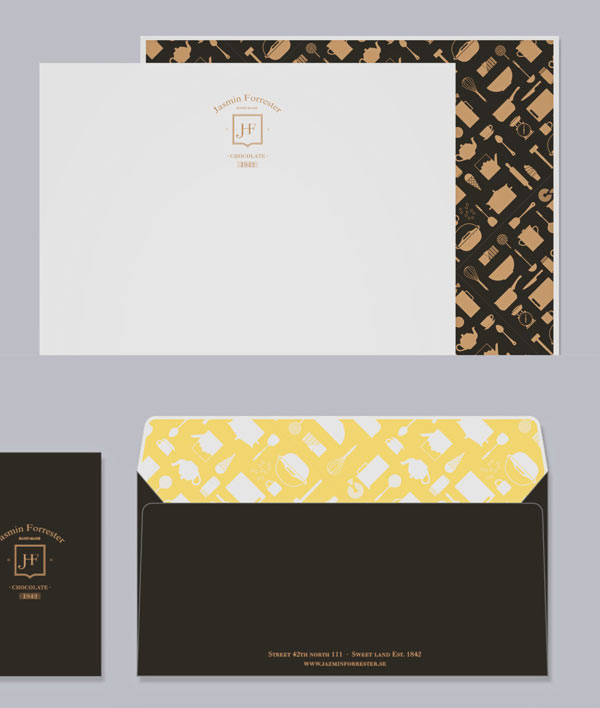 Jasmin Forrester Chocolate Visual Identity by Mister Onüff