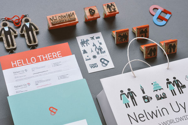 Nelwin Uy - Wedding Photographer Identity by Plus63 Design Co.