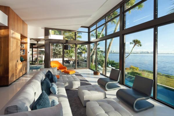 Inside to Coral Gables Residence in Florida by Touzet Studio