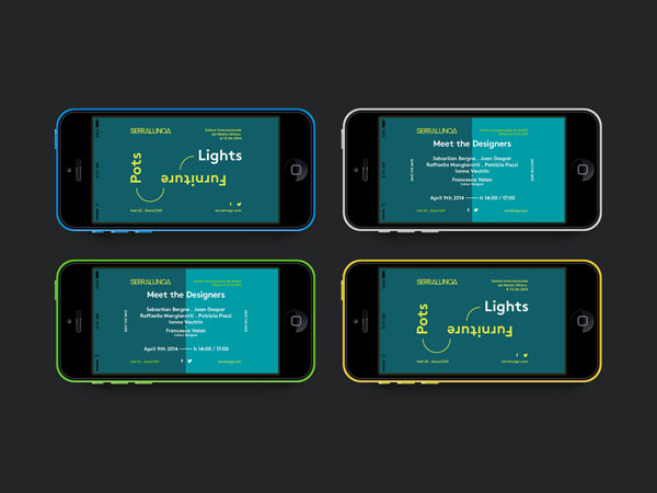 Serralunga - mobile design by The Clocksmiths
