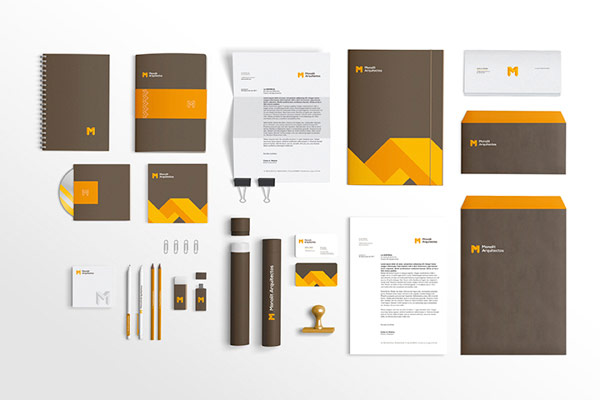 Corporate Identity Design by Sergio Durango for Monolit Arquitectos