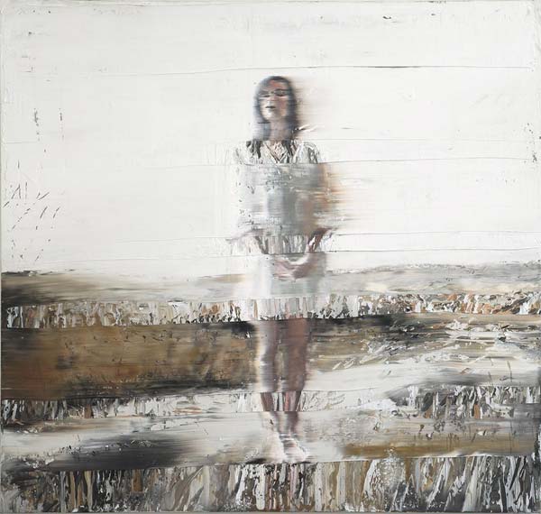 Just Another Day In Paradise II - Painting by Swiss artist Andy Denzler