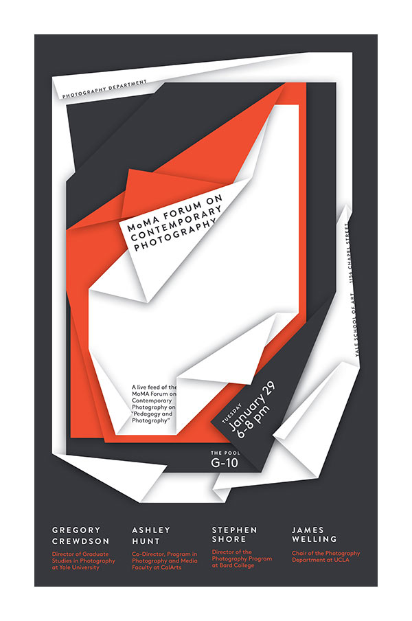 MoMA Forum - Graphic Poster Design by Jessica Svendsen