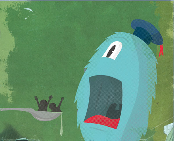 Monstruo Infante - Illustration by Juan Molinet
