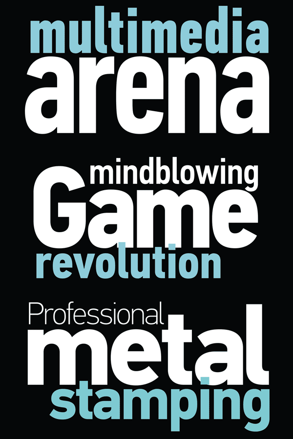PF DIN Text Font Family from Parachute