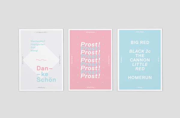 Typographic Posters by Kevin Tran