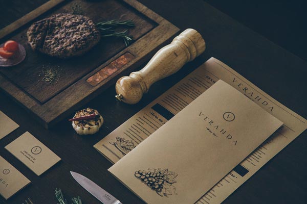 Veranda Restaurant Identity by Forma Line