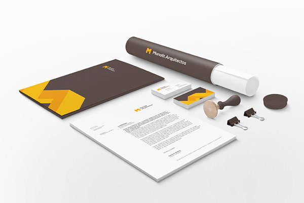 Visual Identity Design by Sergio Durango for Monolit Arquitectos