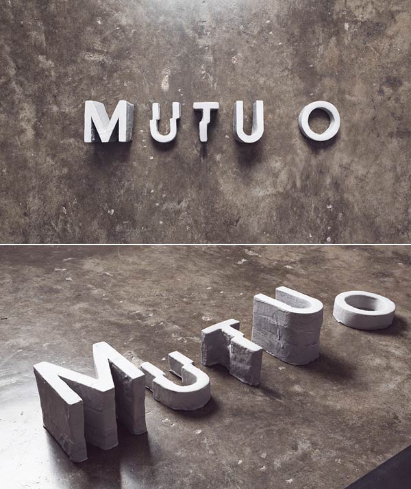 An architectural brand identity for Mutuo.