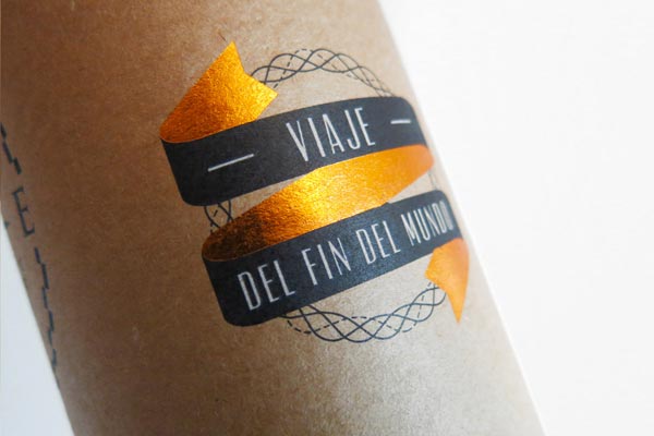 La Poderosa - Bodega del Fin del Mundo - wine label design by Kid Gaucho