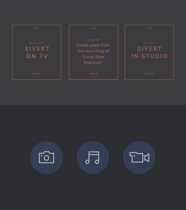 musician visual identity design by ANTI