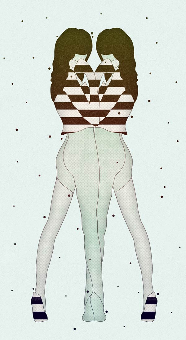 Aromatic Ring - Fashion Inspired Illustrations by Amy Martino Aromatic Ring - Fashion Inspired Illustrations by Amy Martino