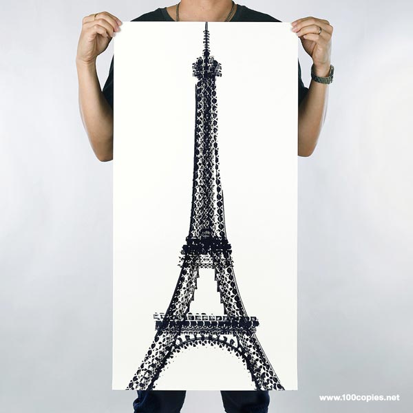 Bicycle Mon Amour - fine art print by 100copies Bicycle Mon Amour - fine art print by 100copies