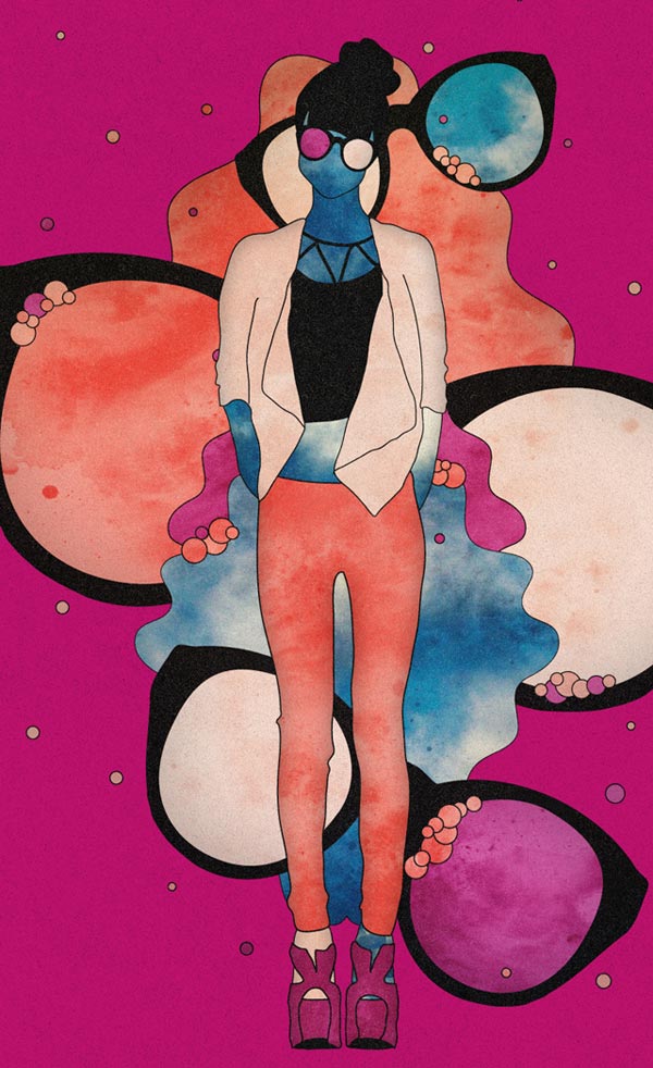 Lost Mind - Fashion Illustration by Amy Martino Lost Mind - Fashion Illustration by Amy Martino