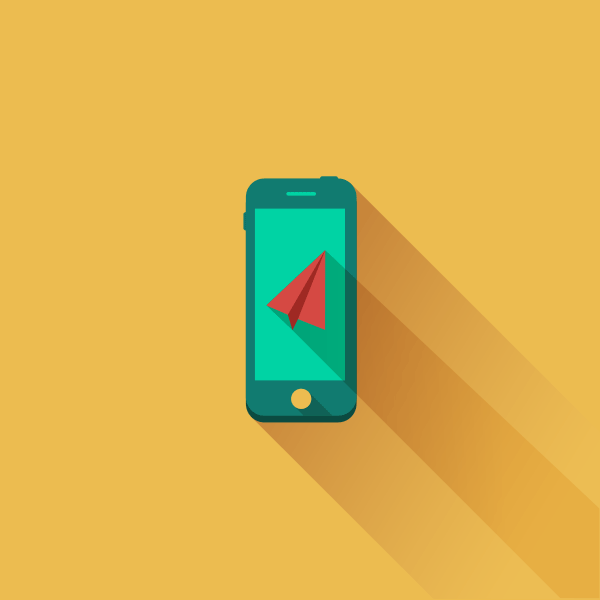 Smartphone - Flat Design by Tsveta Petrova