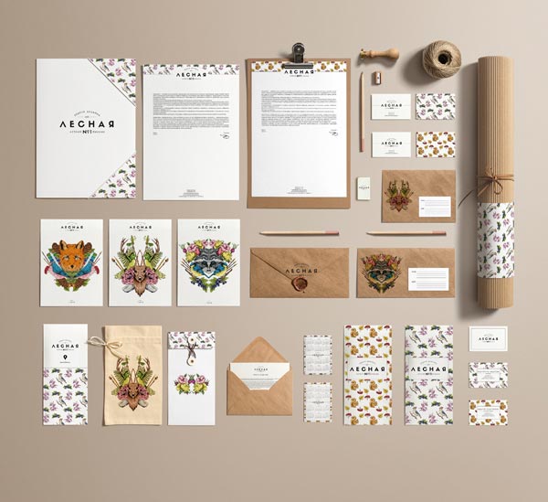 Forest Design Week - event identity design by Anastasia Kolesnikova