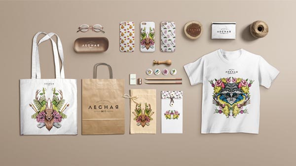 Forest Design Week - event communication design and promotinal materials
