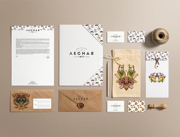 Forest Design Week - stationery set