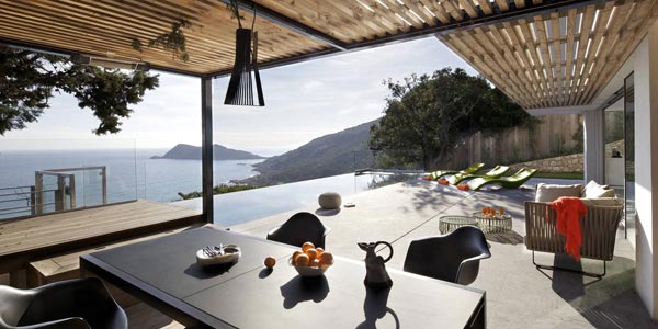 The house offers space to relax and enjoy the comforts of life.