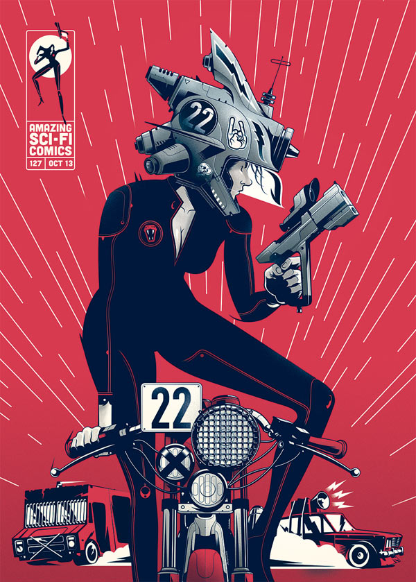 Amazing Sci-Fi Comics #127 - Personal project by Gabriel Silveira