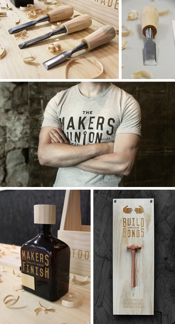 Craftsmen workshop identity design by Cody Petts at UW-Stout.