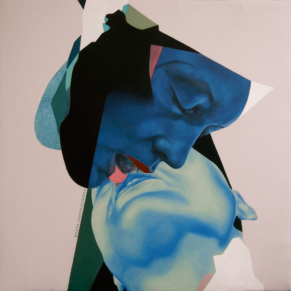 Oil painting on canvas - part of the Bisou series