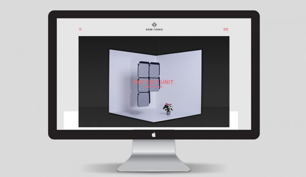 Simple and clean agency website