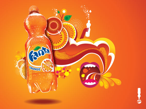 Fanta visuals by studio Office from a San Francisco, California.