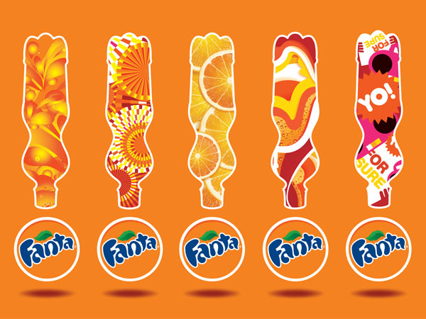 Fanta illustrations by Office, a San Francisco based creative studio.