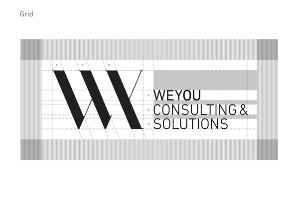 The company logo is based on a grid layout.