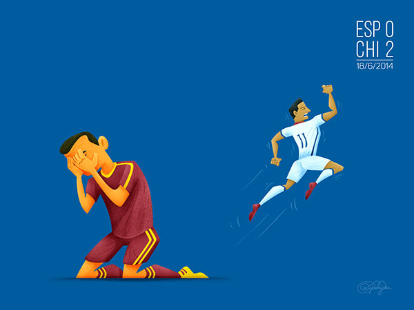 Adiós Espana - The end of Spain's dominance of global football.