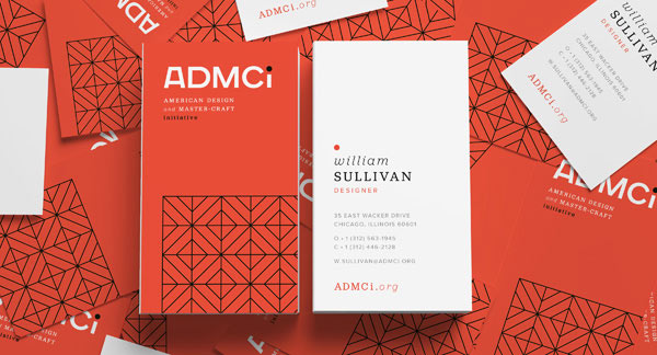 ADMCi, the American Design and Master-Craft initiative - Business Cards ADMCi, the American Design and Master-Craft initiative - Business Cards