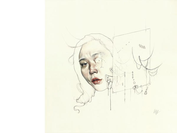 Copy Paste - Experimental portrait illustration Copy Paste - Experimental portrait illustration