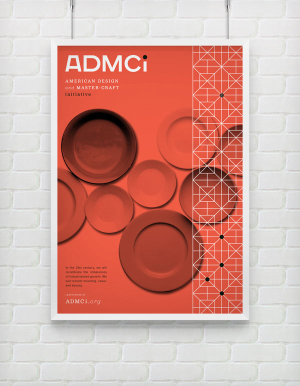 Poster of the ADMCi brand identity by Eight Hour Day Poster of the ADMCi brand identity by Eight Hour Day
