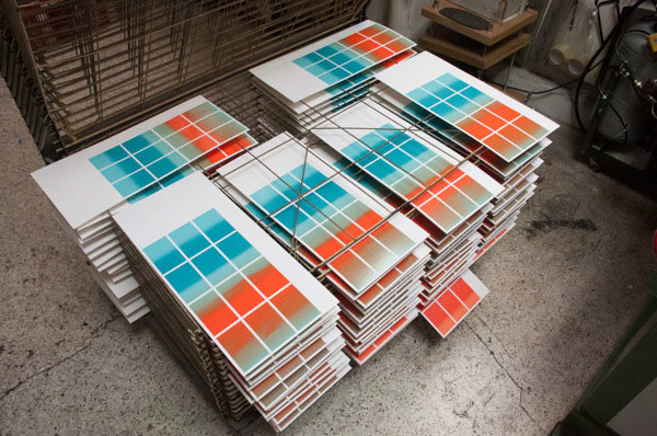 Printed sheets of paper