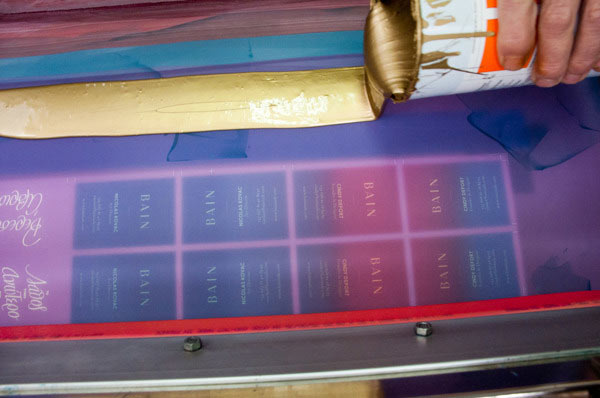 Screen printing process