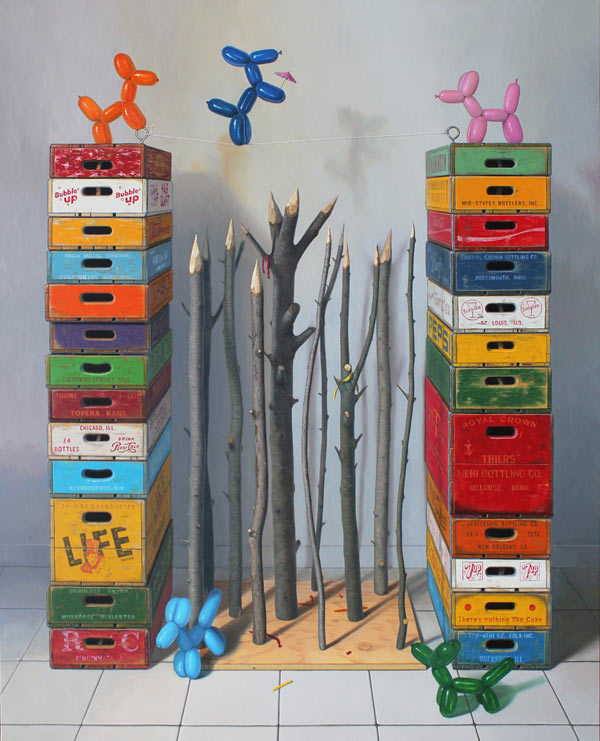 The Critic - Artwork with oil on linen by artist Robert C. Jackson