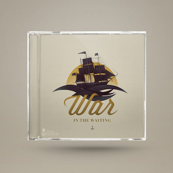 War In The Waiting - Album artwork for Oaks Worship - Collaboration between Joe Cavazos and his friend Kelvin.