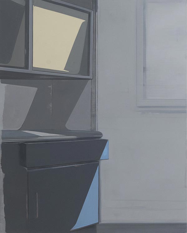 Graphic painting with oil on canvas from 2012.