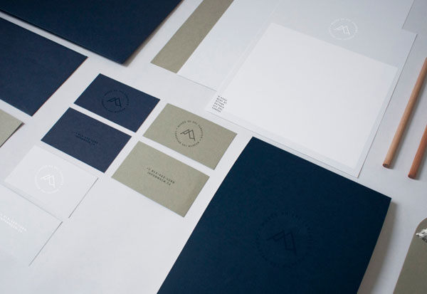 Canadian Ski Museum - student work - branding, graphic design, and print design by Eliane Cadieux.
