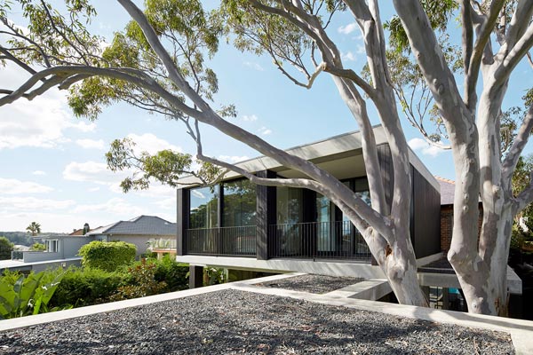 The second storey of the Hopetoun Avenue house in Vaucluse, a suburb of Sydney, Australia.